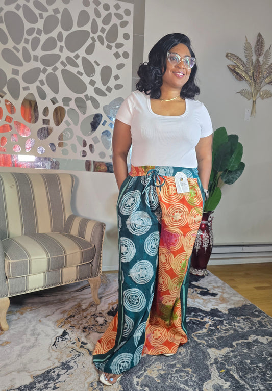 Labubu free flowy crepe pant
