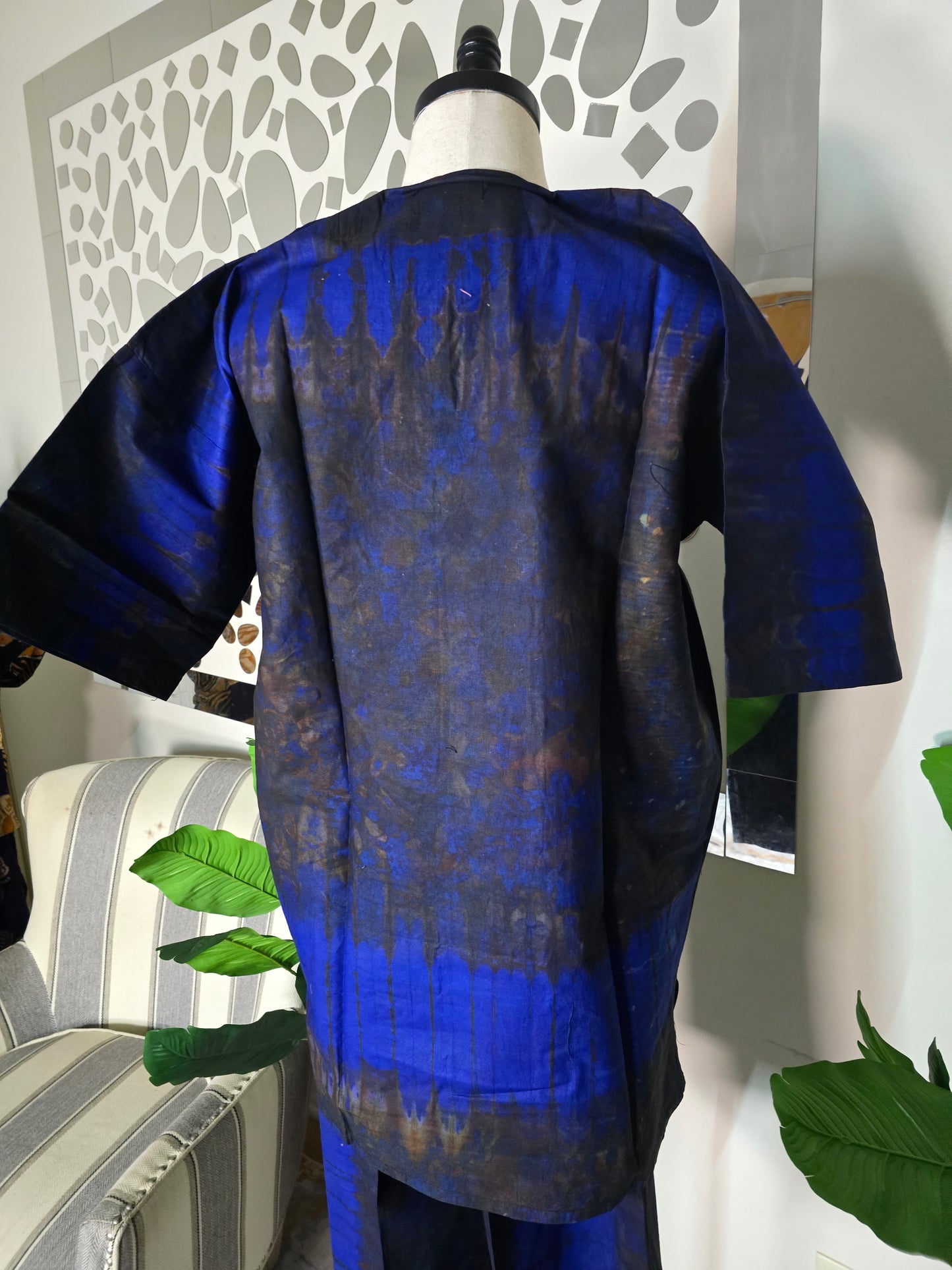 Men's 2pc Adire Short Set