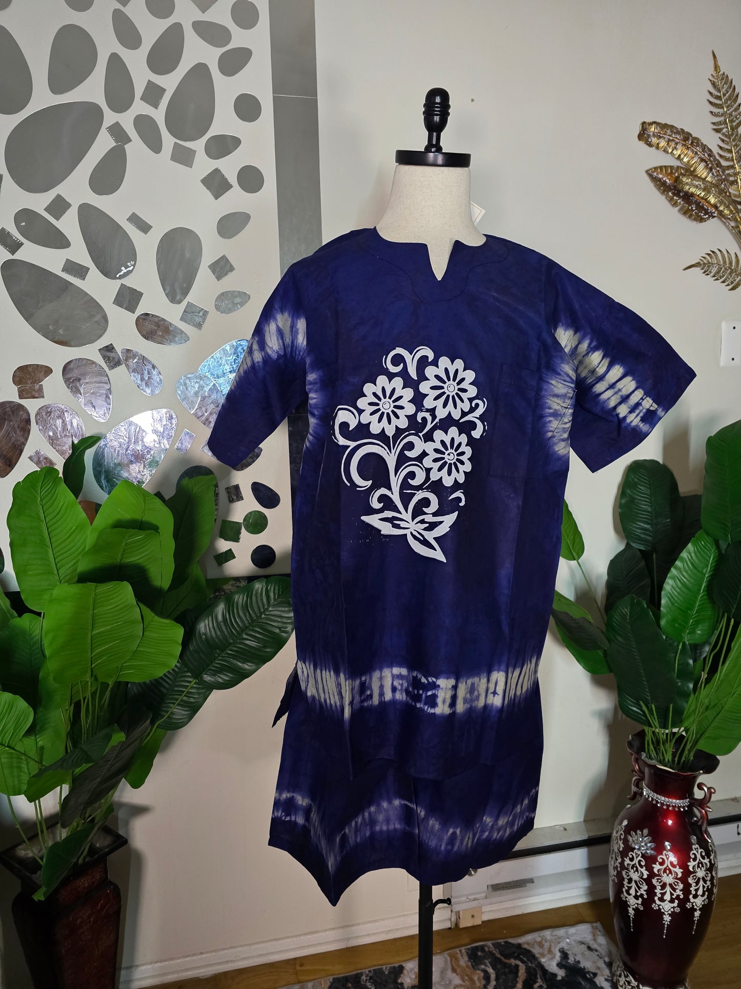 Men's 2pc Adire Short Set