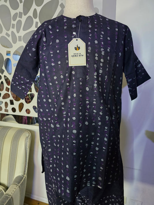 Men's Adire 2pc Short Set