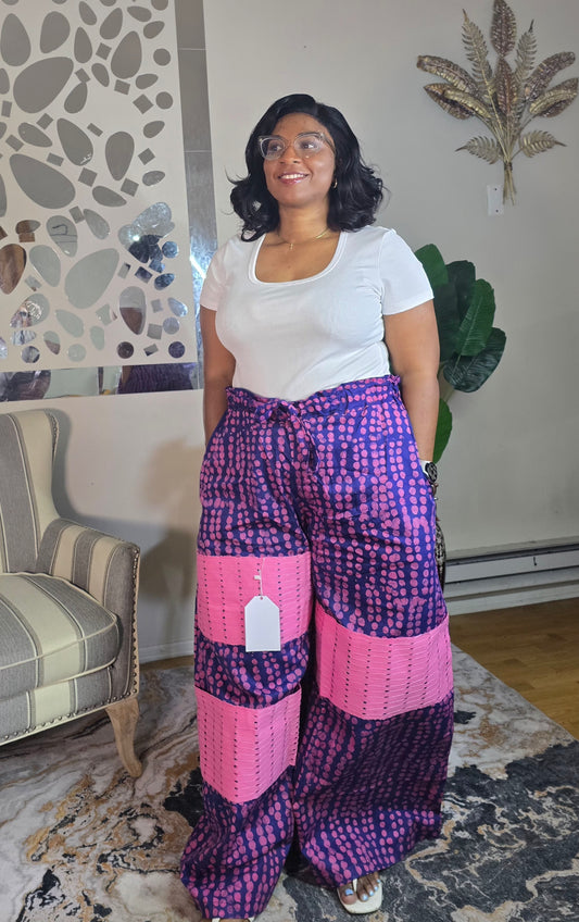 Omoge adire palazzo pant