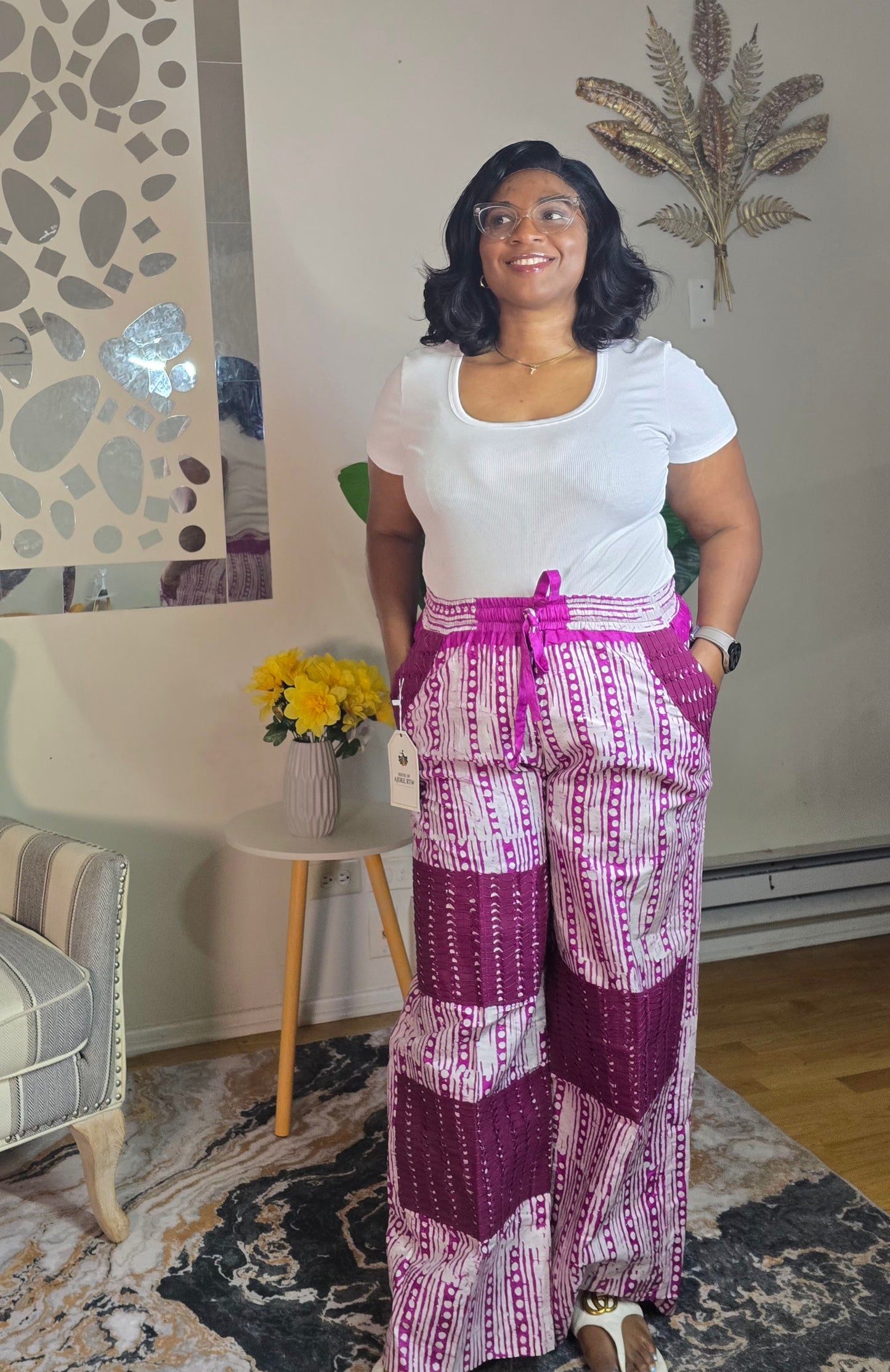 Omoge Adire palazo pant
