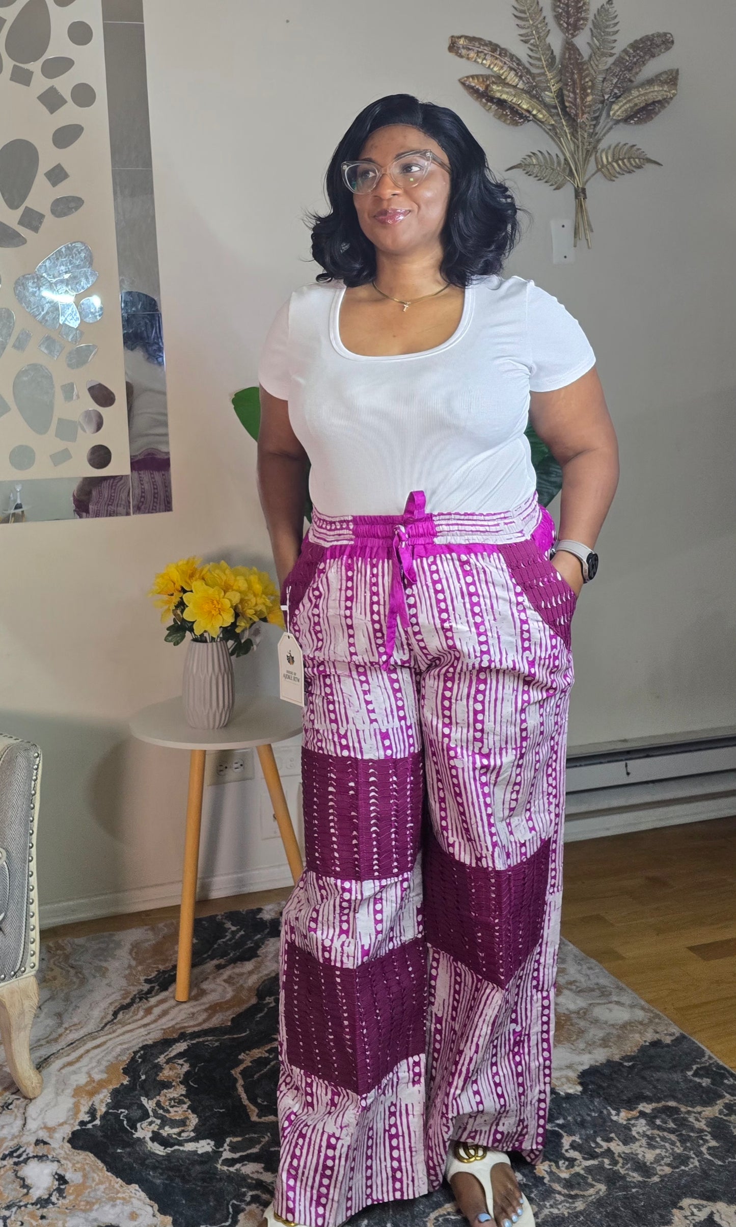 Omoge Adire palazo pant