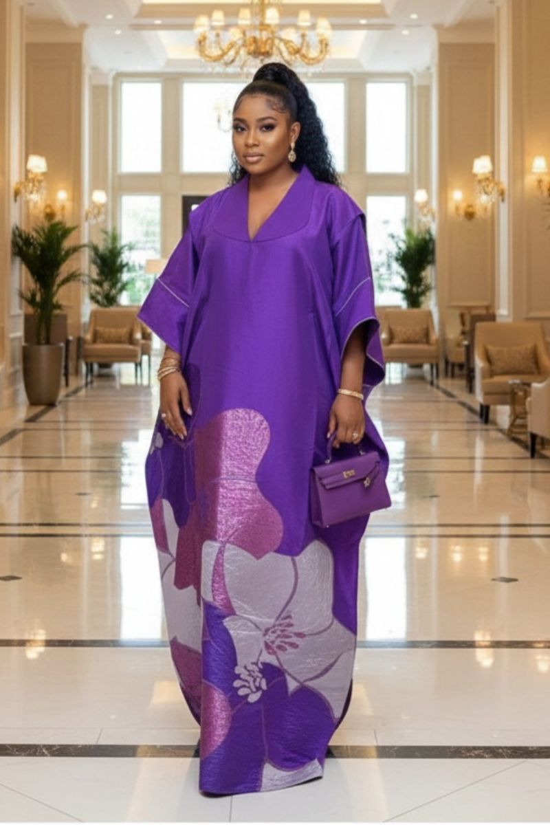 Orekelewa Luxe Boubou | Purple